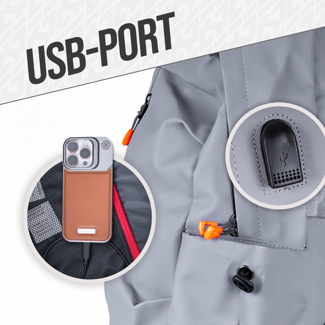Cloud Peak Light Grey Backpack