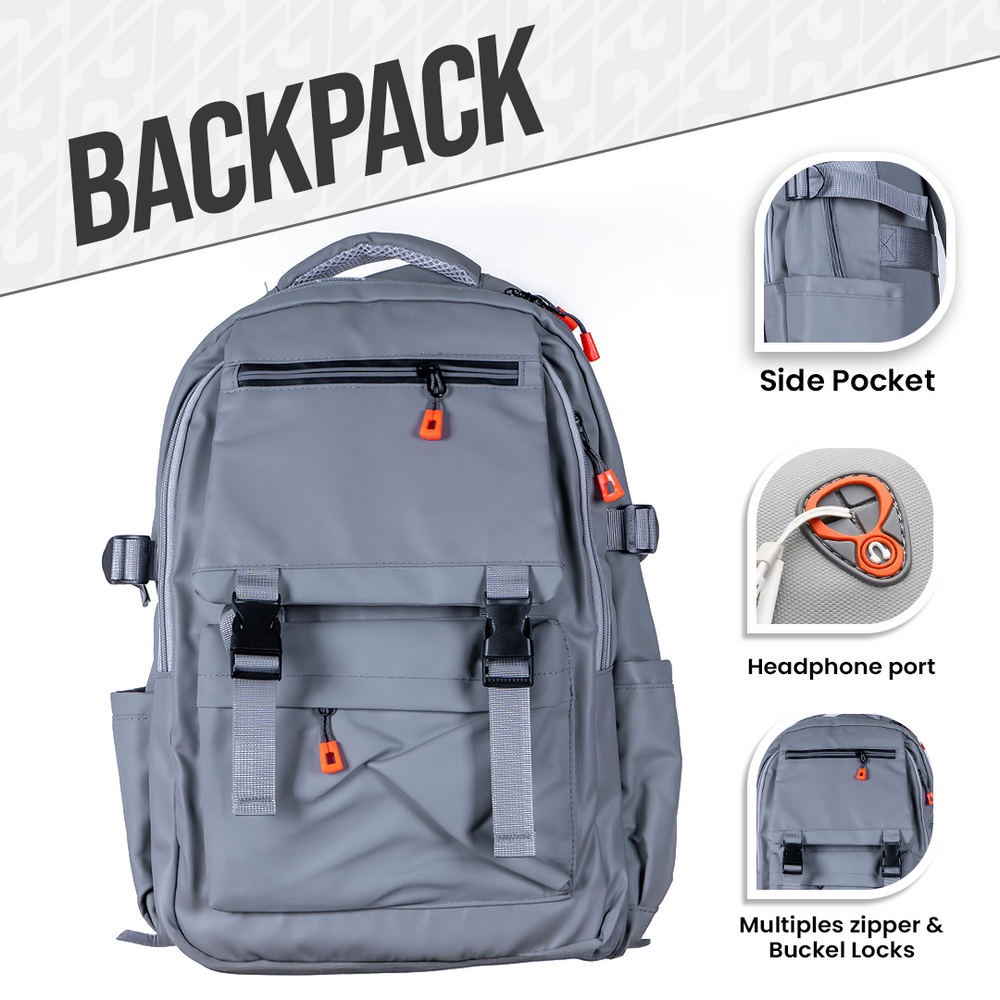 Cloud Peak Light Grey Backpack