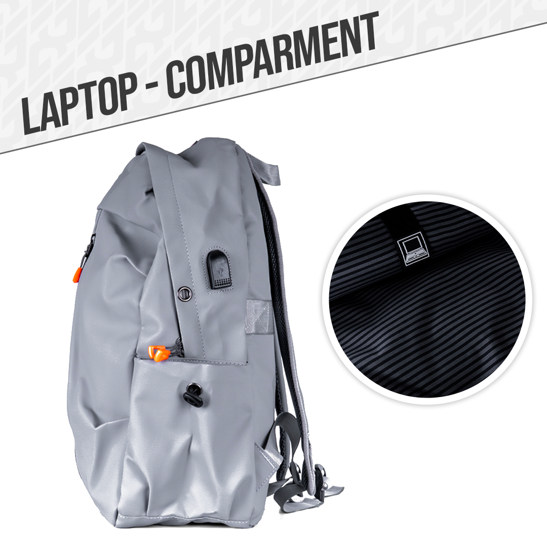 Cloud Summit Light Grey Backpack